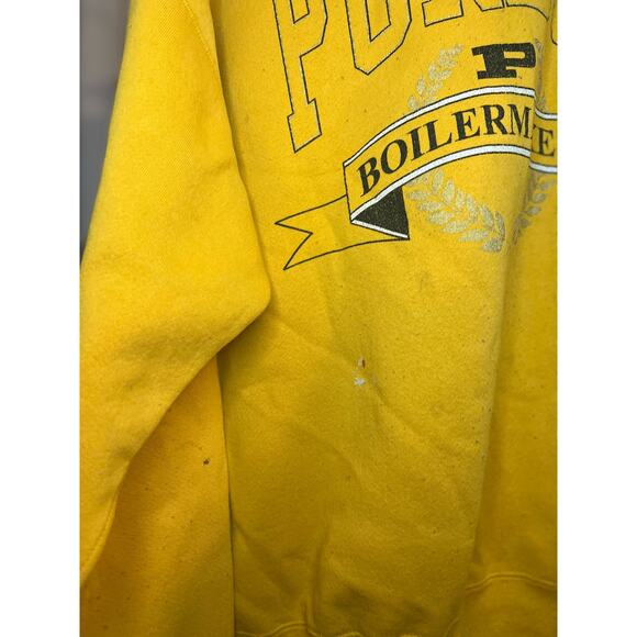 Vintage Purdue Santee Sweats Pluma Pullover Crewneck Sweatshirt Shirt : Size XL - Picture 6 of 7